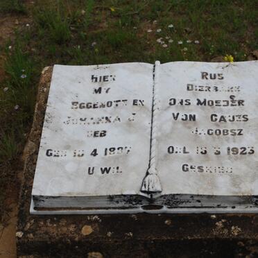 JACOBSZ Johanna J. von Caues 1837-1923