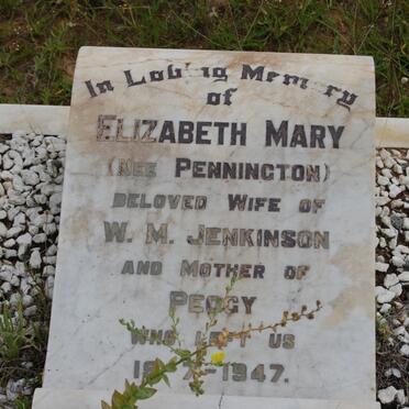 JENKINSON Elizabeth Mary nee PENNINGTON  -1947