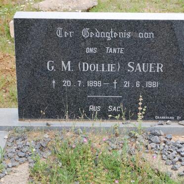 SAUER G.M. 1899-1981