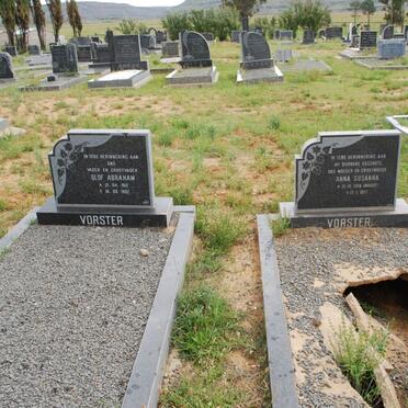 VORSTER Olof Abraham 1912-1992 &amp; Anna Susanna NAUDE 1916-1977