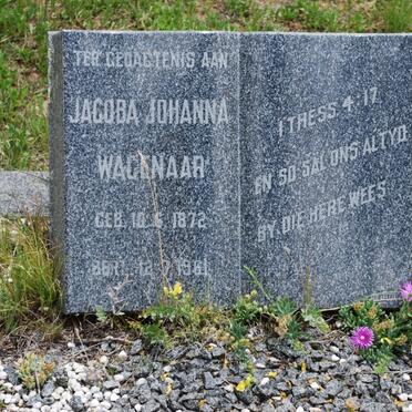 WAGENAAR Jacoba Johanna 1872-1961