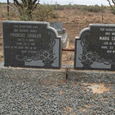 GROBLER Francois 1888-1961 &amp; Maria 1901-1981