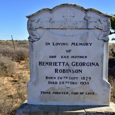 ROBINSON Henrietta Georgina 1879-1935