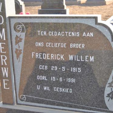 MERWE Frederick Willem, v.d. 1915-1991