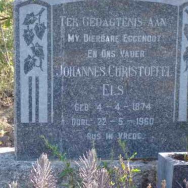 ELS Johannes Christoffel 1874-1960