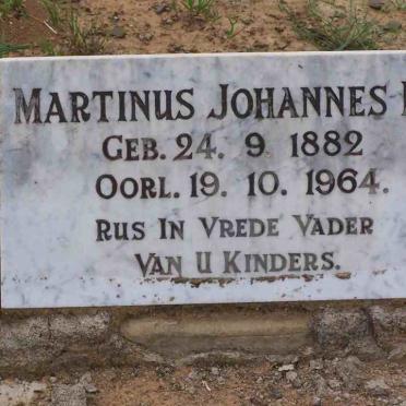 ELS Marthinus Johannes 1882-1964