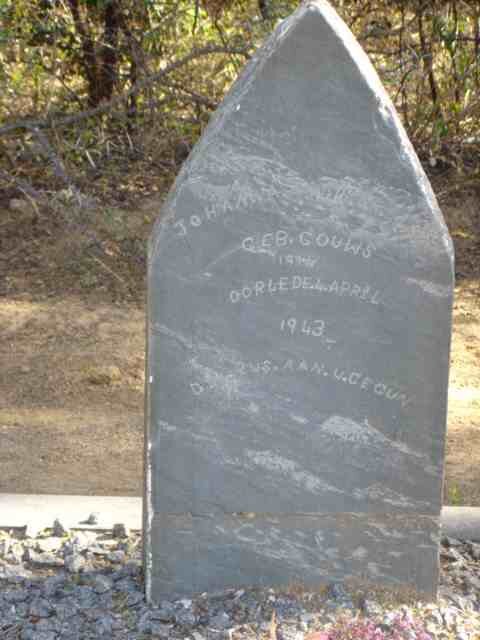 ELS Johanna nee GOUWS 1914-1943