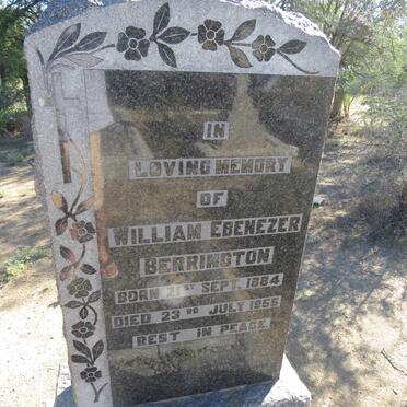 BERRINGTON William Ebenezer 1884-1955