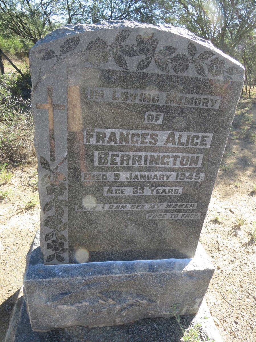 BERRINGTON Frances Alice -1945