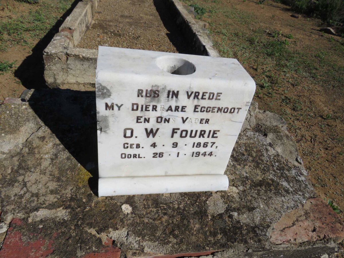 FOURIE O.W. 1867-1944