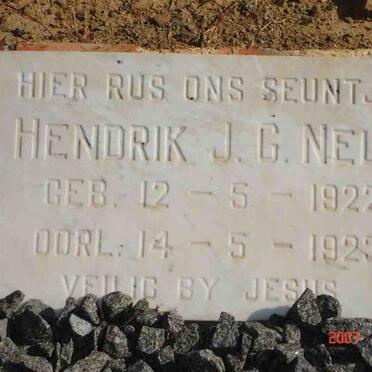NELL Hendrik J.G. 1922-1923