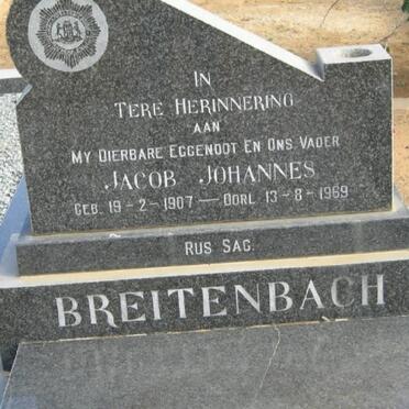 BREITENBACH Jacob Johannes 1907-1969