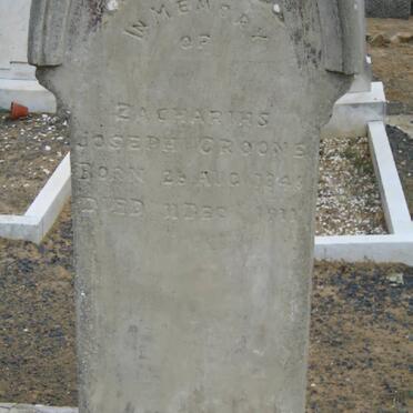 CROONS Zacharihs Joseph 184?-1911 