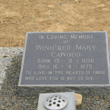 CAWOOD Winifred Mary 1896-1973