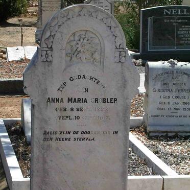GROBLER Anna Maria 1833-1917