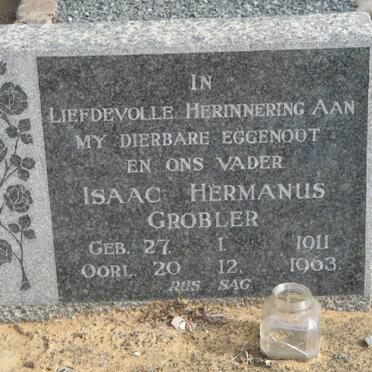 GROBLER Isaac Hermanus 1911-1963