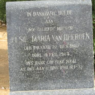 HEERDEN Elsie Maria, van nee PIENAAR 1867-1944
