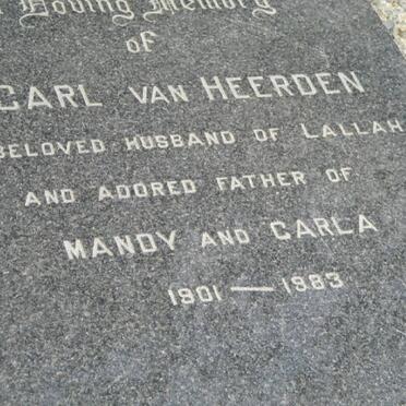 HEERDEN Carl, van 1901-1983