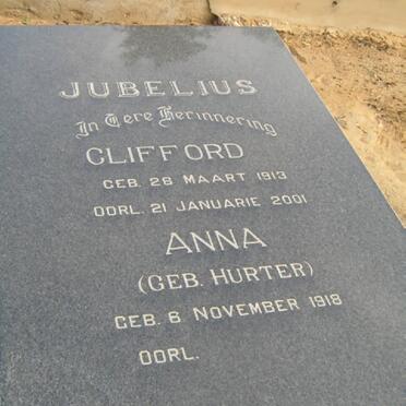 JUBELIUS Clifford 1913-1965 &amp; Anna HURTER 1918-