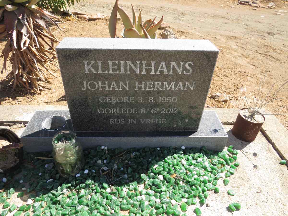 KLEINHANS Johan Herman 1950-2012