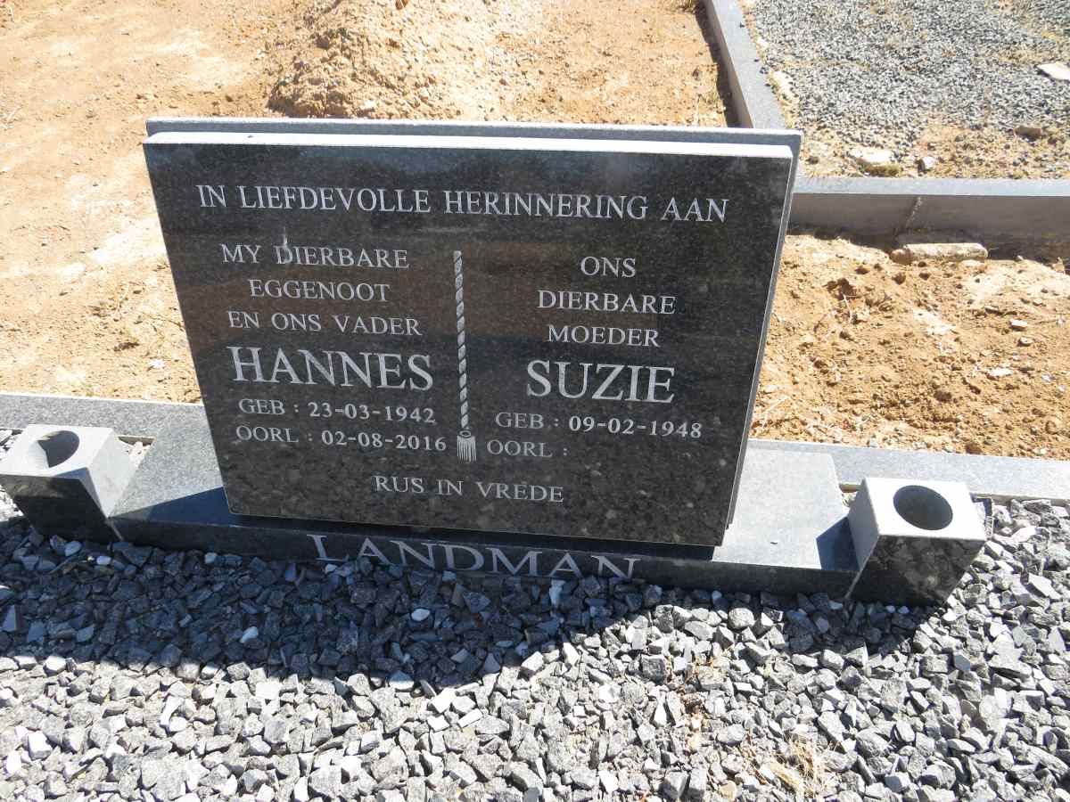 LANDMAN Hannes 1942-2016 & Suzie 1948-
