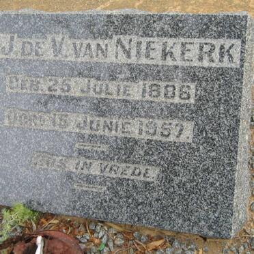 NIEKERK J.J. de V., van 1886-1957