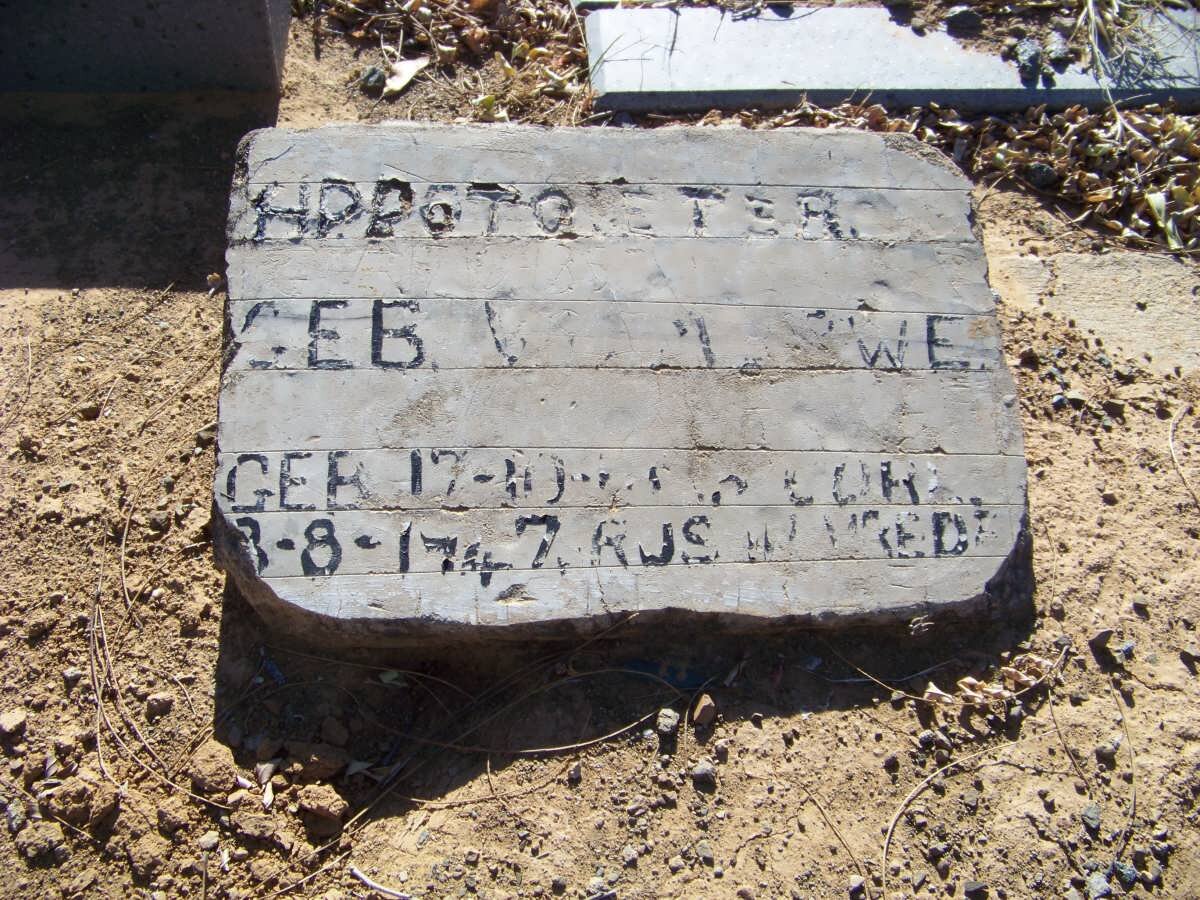 POTGIETER H.P. nee VAN DER MERWE ?-1947