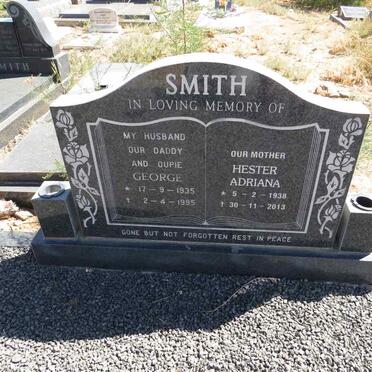 SMITH George 1935-1995 & Hester Adriana 1938-2013