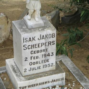 SCHEEPERS Isak Jakob 1943-1952