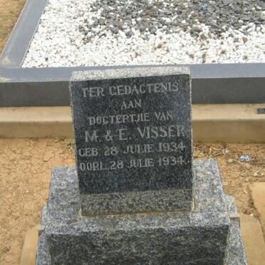 VISSER Dogtertjie 1934-1934