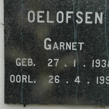 OELOFSEN Garnet 1938-1998