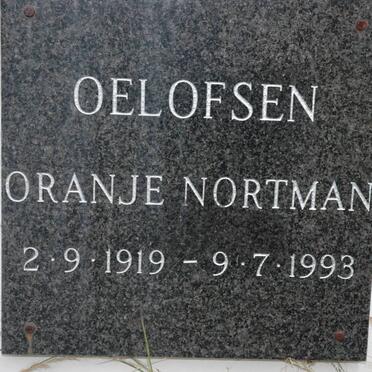 OELOFSEN Oranje Nortman 1919-1993