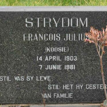 STRYDOM Francois Julius 1903-1981