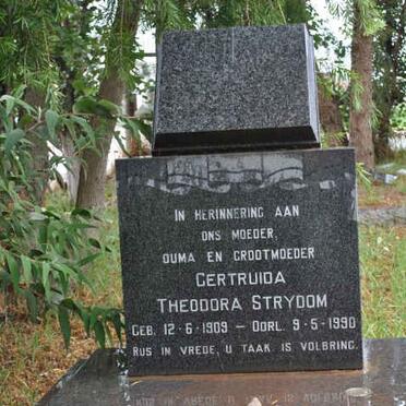 STRYDOM Gertruida Theodora 1909-1990