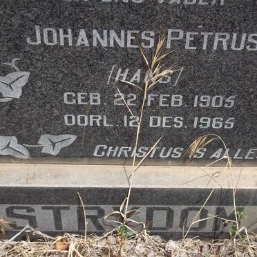 STRYDOM Johannes Petrus 1905-1965
