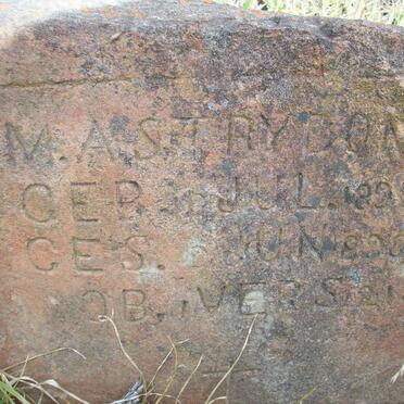 STRYDOM M.A. 1892-1898