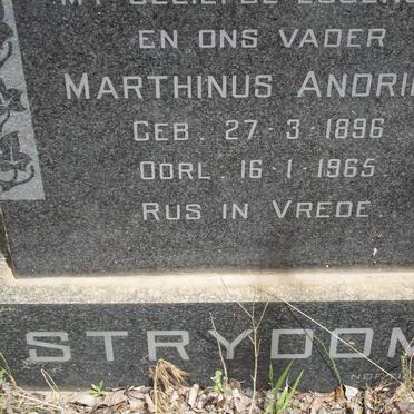 STRYDOM Marthinus Andries 1896-1965