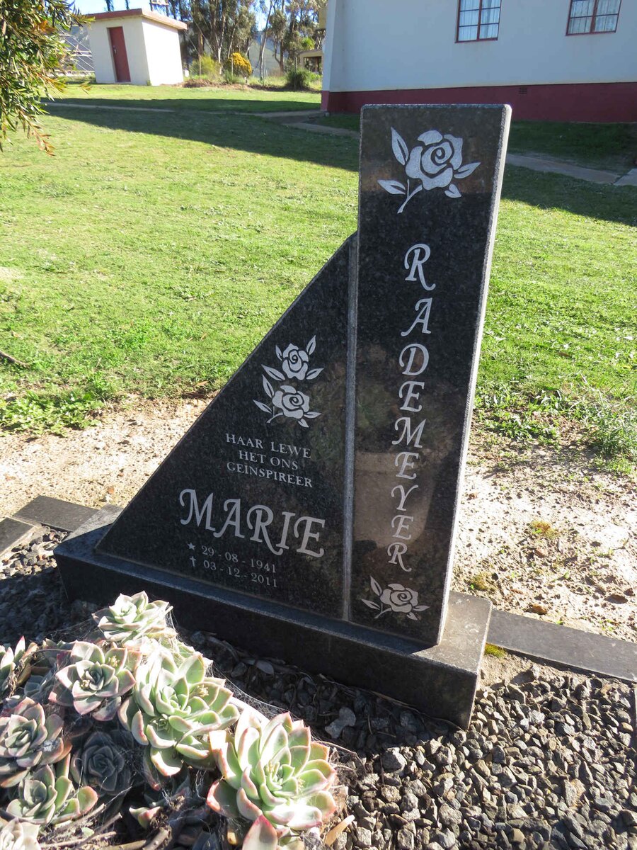 RADEMEYER Marie 1941-2011