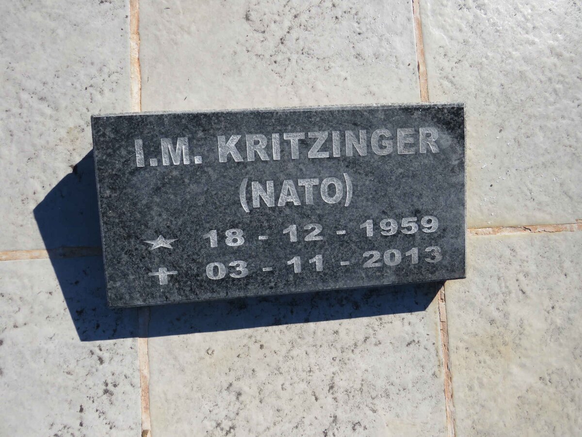 KRITZINGER I.M. 1959-2013
