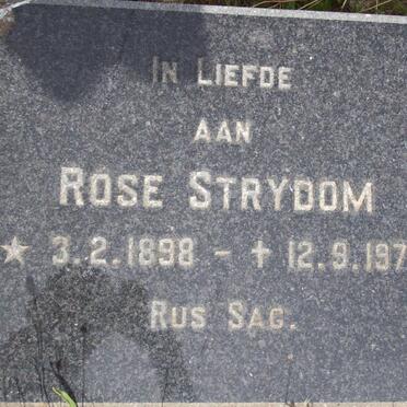 STRYDOM Rose 1898-1975