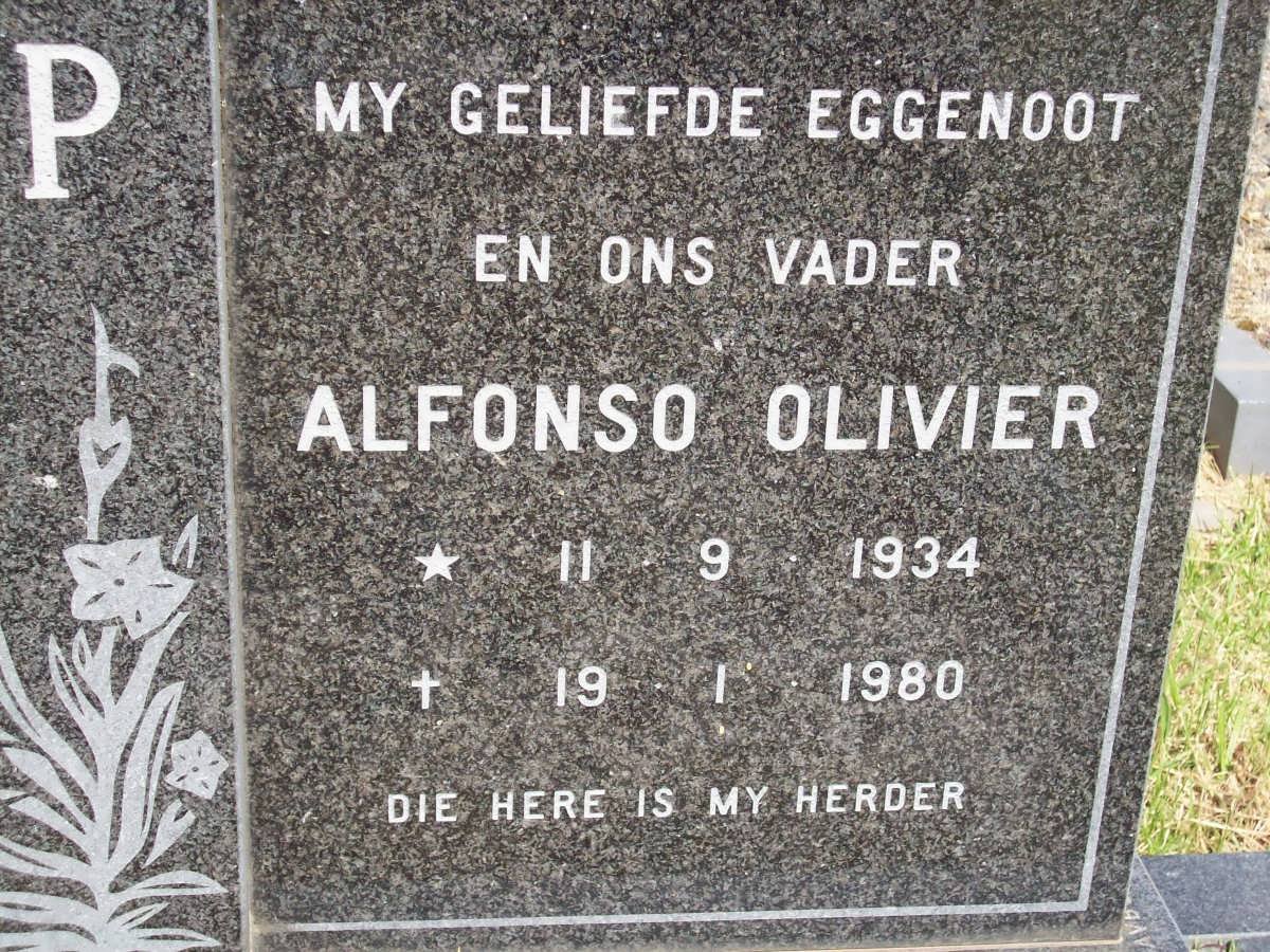 KEMP Alfonso Olivier 1934-1980