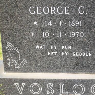 VOSLOO George C. 1891-1970