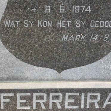 FERREIRA C.E. 1887-1974