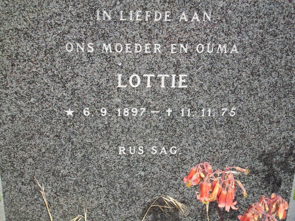 STRYDOM Lottie 1897-1975