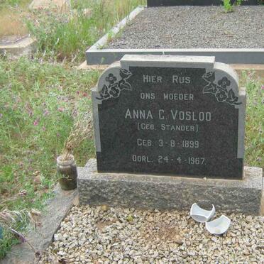 VOSLOO Anna G. nee STANDER 1899-1967