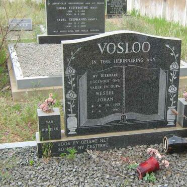 VOSLOO Wessel Johan 1921-1990