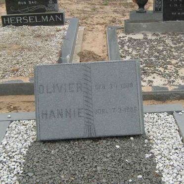 OLIVIER Hannie 1889-1986