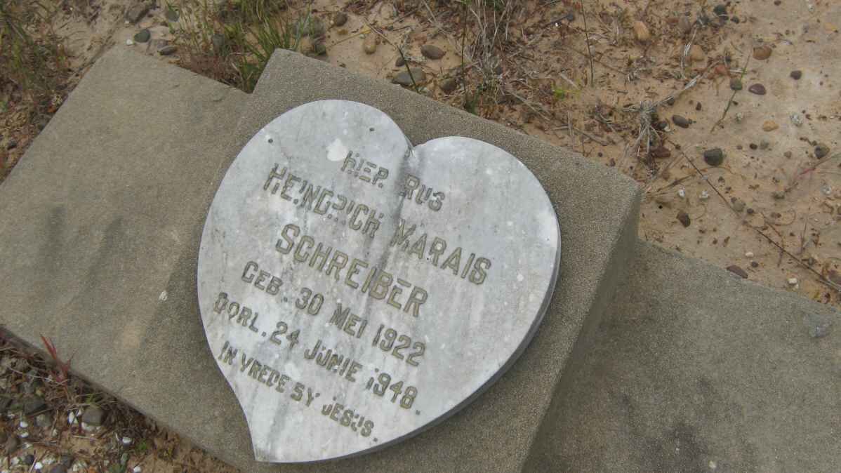 SCHREIBER Heinrich Marais 1922-1948