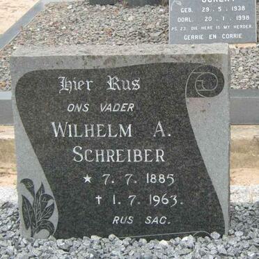 SCHREIBER Wilhelm A. 1885-1963 &amp; Emmerentia Wilhelmina MEYER 1888-1956 