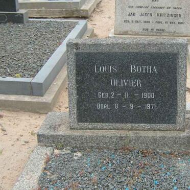 OLIVIER Louis Botha 1900-1971